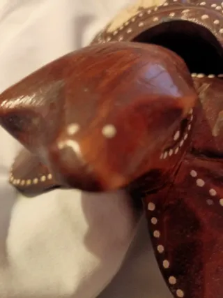 Portagioie Tartaruga Legno Intarsiato