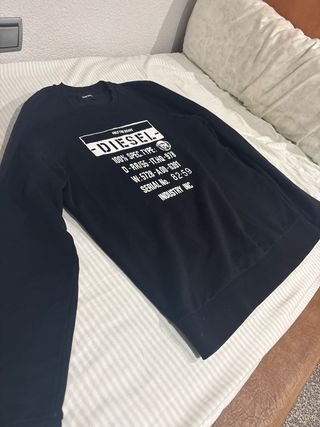 Sudadera Diesel Negra Talla M