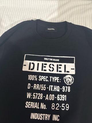Sudadera Diesel Negra Talla M
