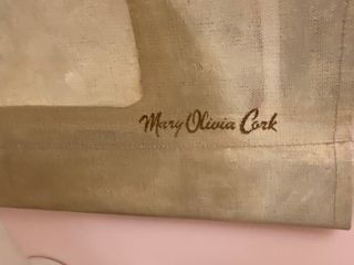 Coppia dipinti su tela di lino