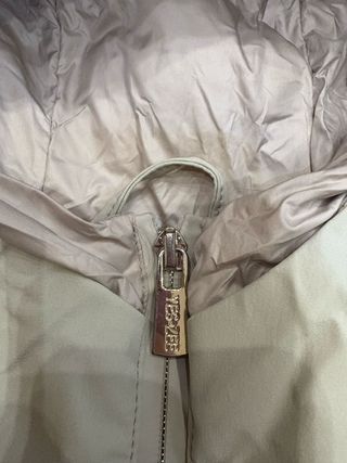 Giubbotto donna piumino nylon YES ZEE beige