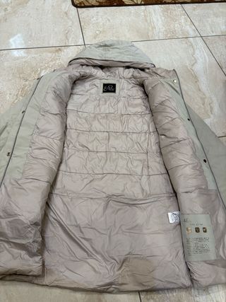 Giubbotto donna piumino nylon YES ZEE beige