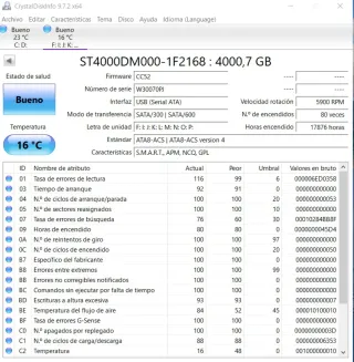 NAS Seagate 4 Bahías 16TB