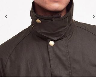 Giacca Barbour Ashby cerata marrone/verde oliva