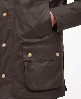 Giacca Barbour Ashby cerata marrone/verde oliva