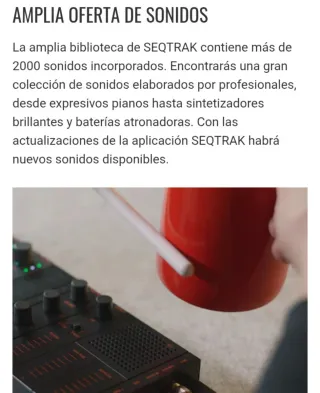 Yamaha SEQTRAK, sintetizador, producción musical