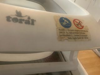 Bañera para bebé con diseño de hipopótamo