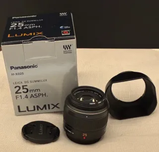 Objetivo Panasonic Leica DG SUMMILUX 25mm F1.4 ASP