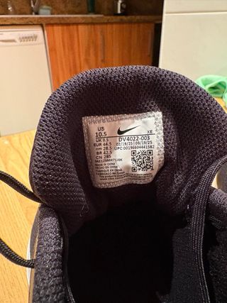 Zapatillas Nike Running Negras y Blancas