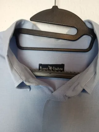 Camisa vintage Barry Lyndon azul talla 44-45