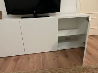 Mueble TV Bestå Ikea Blanco
