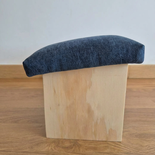 Banqueta meditación yoga. Color azul