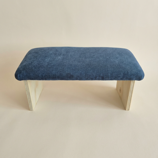 Banqueta meditación yoga. Color azul