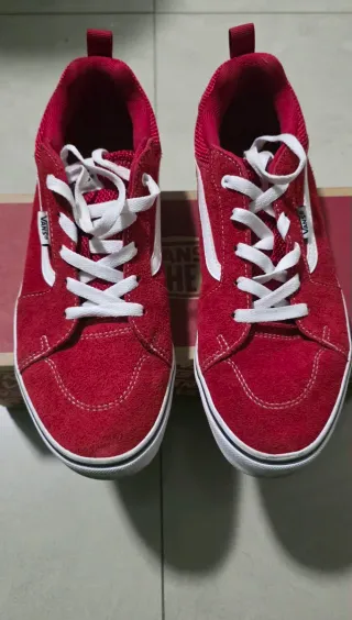 Zapatillas Vans Rojas Suede