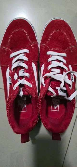 Zapatillas Vans Rojas Suede