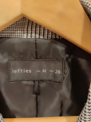 Chaleco cuadros Lefties Talla M