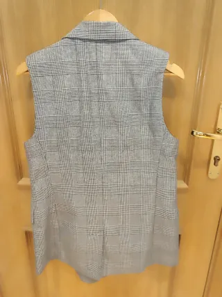 Chaleco cuadros Lefties Talla M