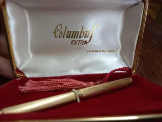 Penna Columbus Extra Laminata Oro