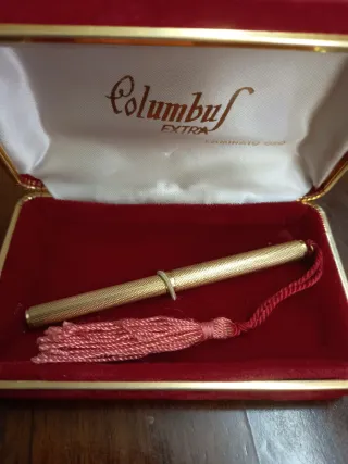 Penna Columbus Extra Laminata Oro
