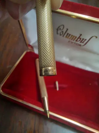 Penna Columbus Extra Laminata Oro