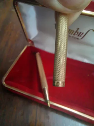 Penna Columbus Extra Laminata Oro