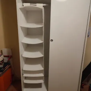 Armario ropero blanco melamina