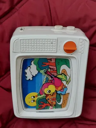 Televisor Juguete Antiguo Famosa