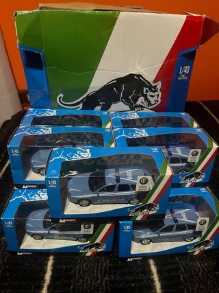 10 modellini Alfa Romeo Polizia Mondo 1:43