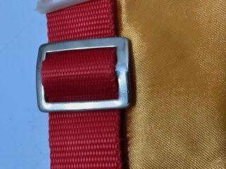 Avental Maçónico Vermelho e Dourado