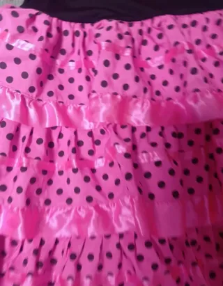 Disfraz Flamenca Niña + abanico. Talla 10