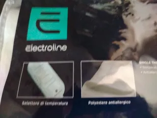 Coperta elettrica letto singolo 80x150 cm