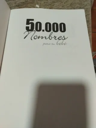 50,000 nombres para su bebe / 50.000 Baby Names...