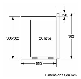 Microondas Balay Integrable Grill 20L