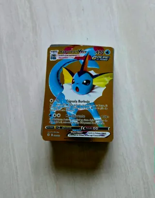 Taco Cartas Pokémon Vmax Doradas y Plateadas