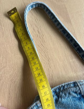 Vestido corto vaquero corsé M