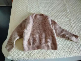 Maglione in lana albicocca