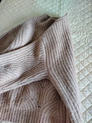 Maglione in lana albicocca