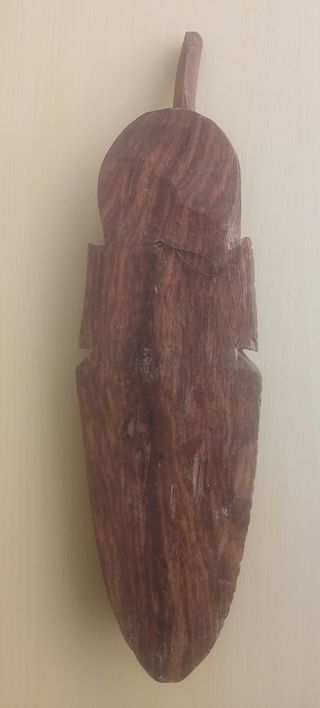 Máscara Africana Antiga Madeira 37cm