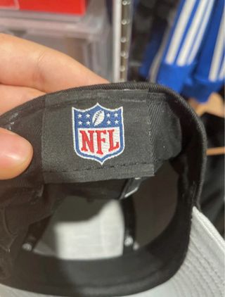 Gorra New Era Raiders Negra y Gris