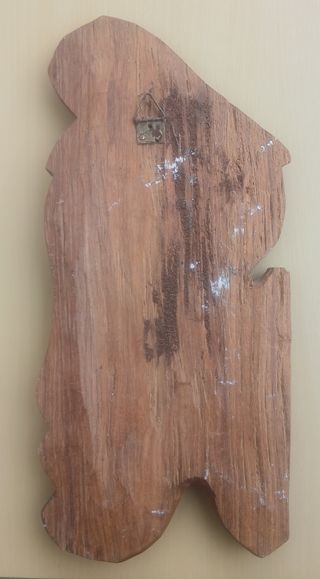 Máscara Africana Antiga Madeira 39,5cm