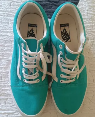 Zapatillas Vans color turquesa 44