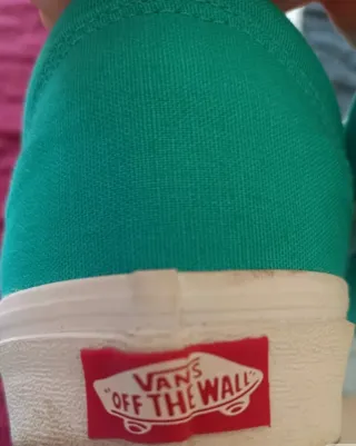 Zapatillas Vans color turquesa 44