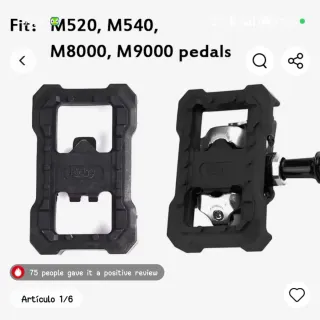 Adaptador de pedal M520/M540/M8000/M9000