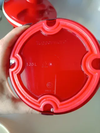 Speedy Chef Tupperware Rosso Bianco