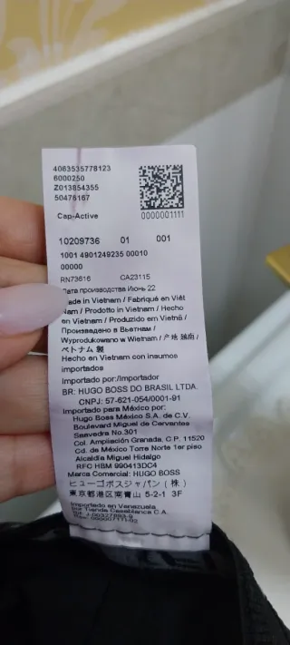 Cappello Boss Uomo Blu/Teal