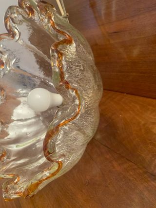 Lampadario La Murrina Vetro Arancio Trasparente