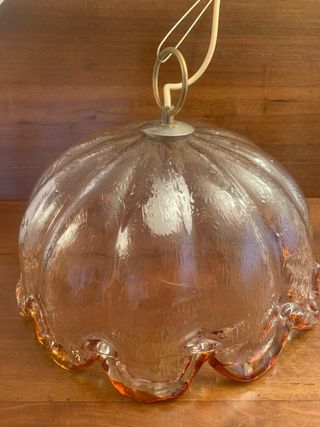 Lampadario La Murrina Vetro Arancio Trasparente