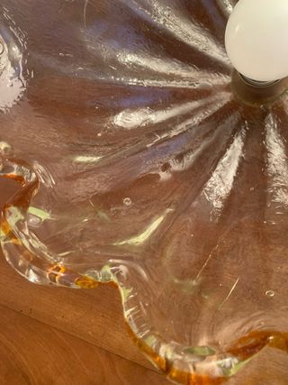 Lampadario La Murrina Vetro Arancio Trasparente