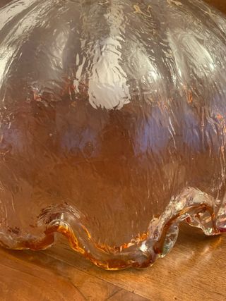 Lampadario La Murrina Vetro Arancio Trasparente