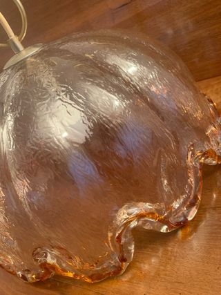 Lampadario La Murrina Vetro Arancio Trasparente